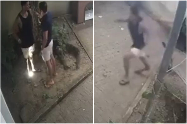 Iimagem colorida, Vídeo flagra delegado atirando em morador de Fernando de Noronha - Metrópoles