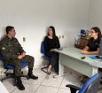 Comandante do BPA realiza visita institucional ao ERGA/SEDAM e à
