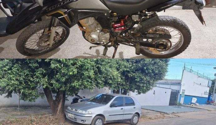 Em Ariquemes, Polícia Militar recupera veículos furtados