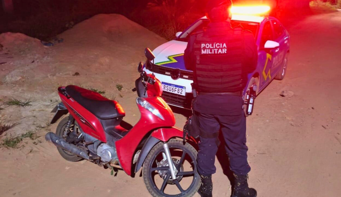 Presidente Médici - Polícia Militar recupera motoneta furtada poucas horas